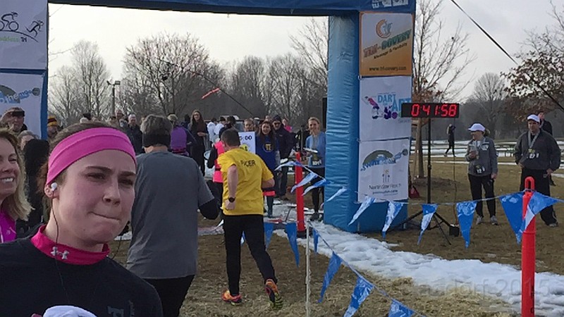 2015-03-14 Pi 5K 341.JPG - The first (only?) Pi run on 3.14.15 at 9:26.53 am... with PIE!